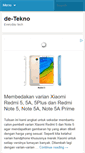 Mobile Screenshot of de-tekno.com