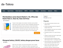 Tablet Screenshot of de-tekno.com